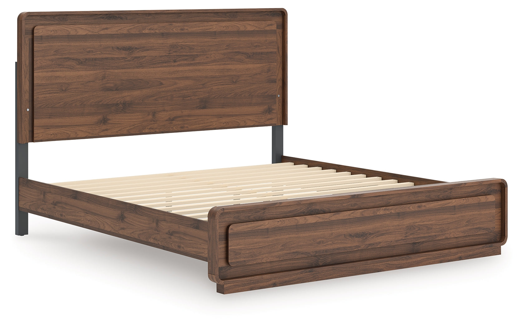 Fortlorn Walnut Brown King Panel Bed (Online Special Price) - Ornate Home