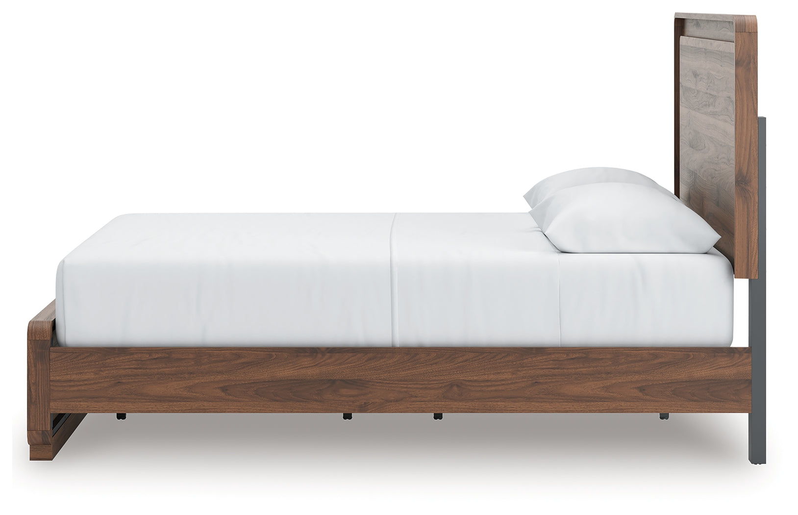 Fortlorn Walnut Brown Queen Panel Bed, Dresser and Mirror (Online Special Price) - Ornate Home