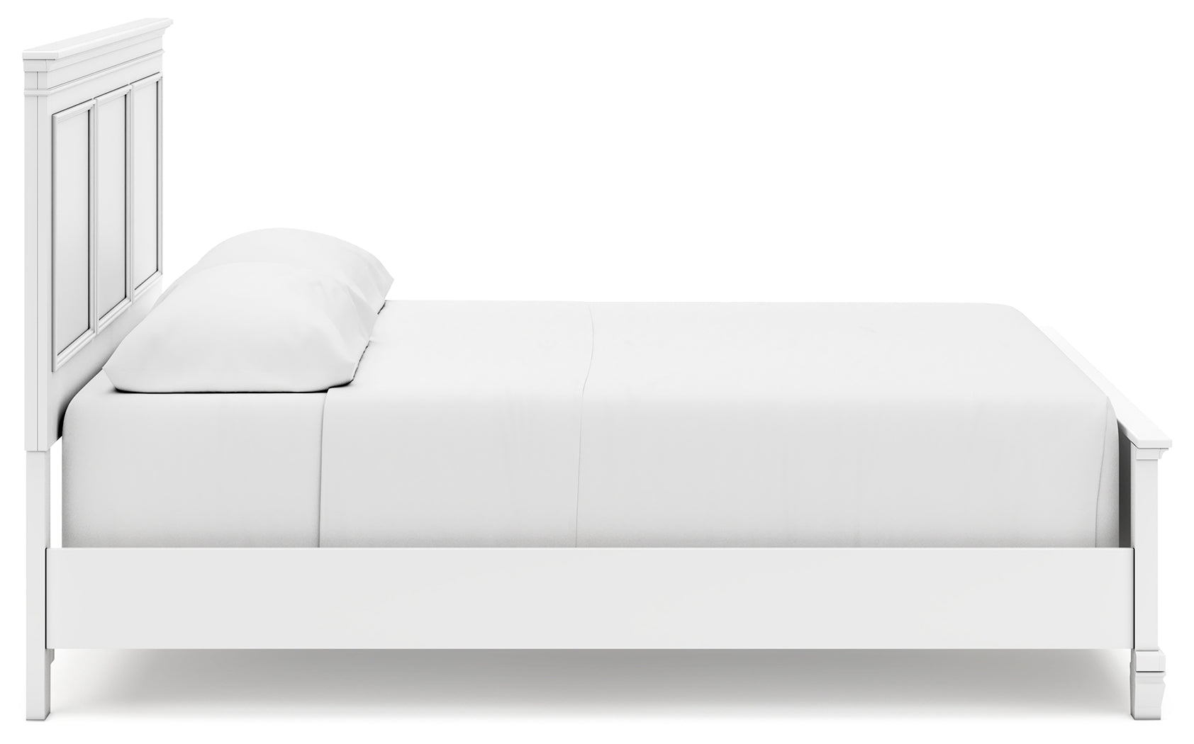 Fortman White California King Panel Bed (Online Special Price) - Ornate Home