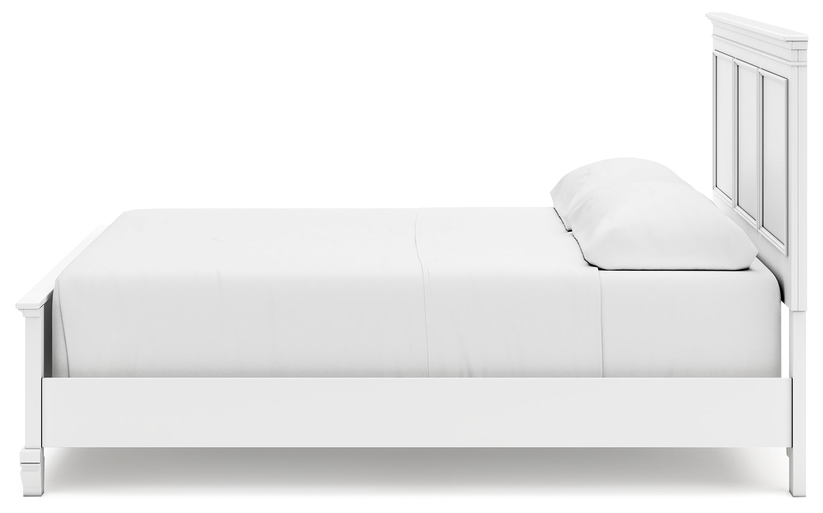 Fortman White California King Panel Bed (Online Special Price) - Ornate Home