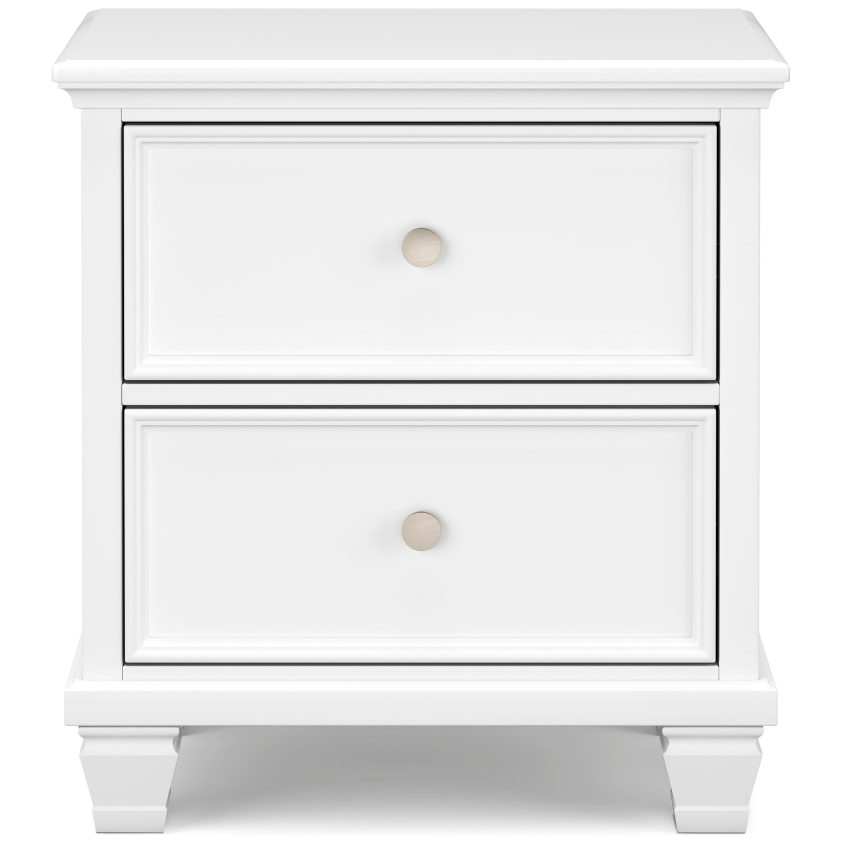 Fortman White Full Panel 5-Piece Bedroom Set - Ornate Home
