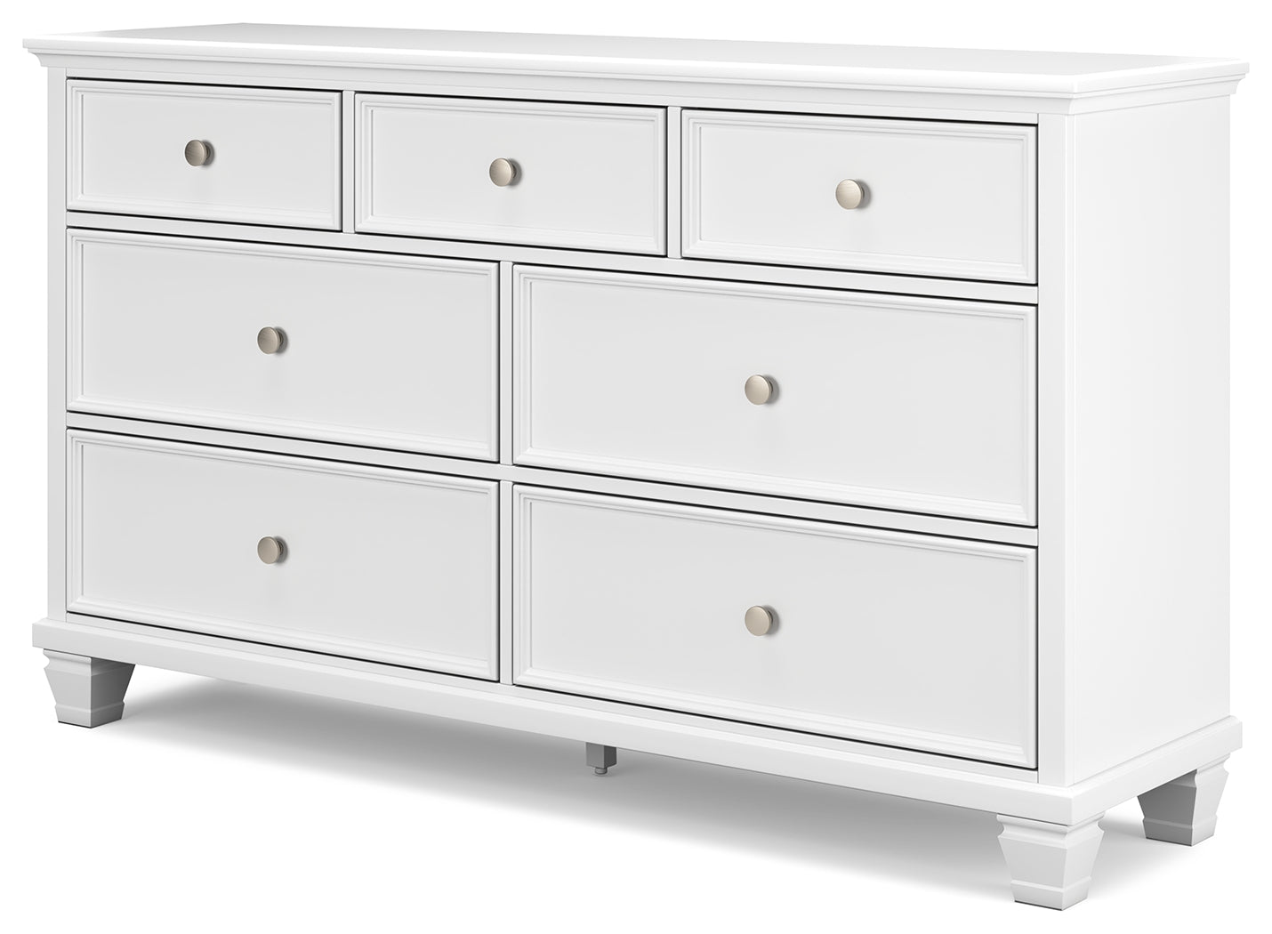 Fortman White Full Panel Bed, Dresser and Nightstand (Online Special Price) - Ornate Home