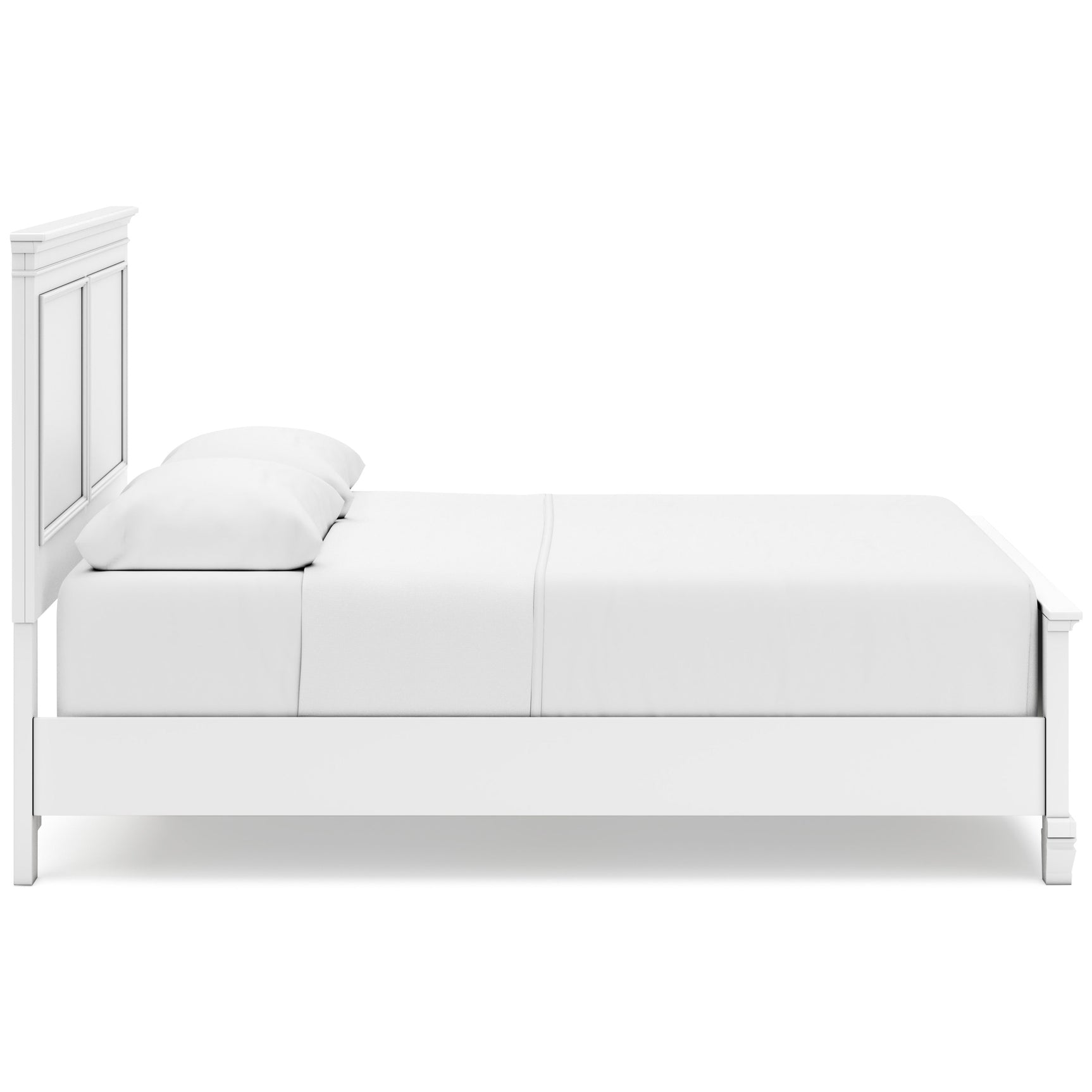 Fortman White Queen Panel 6-Piece Bedroom Set w/ 2 Nightstands (Online Special Price) - Ornate Home