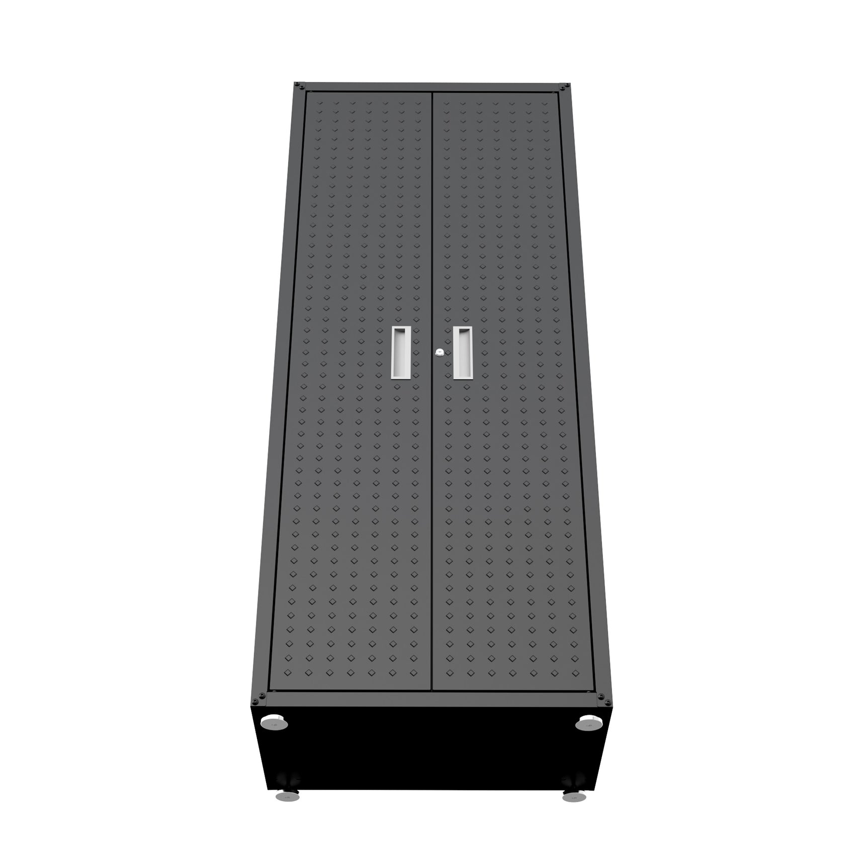 Fortress 74.8" Tall Garage Cabinet in Charcoal Grey - Ornate Home