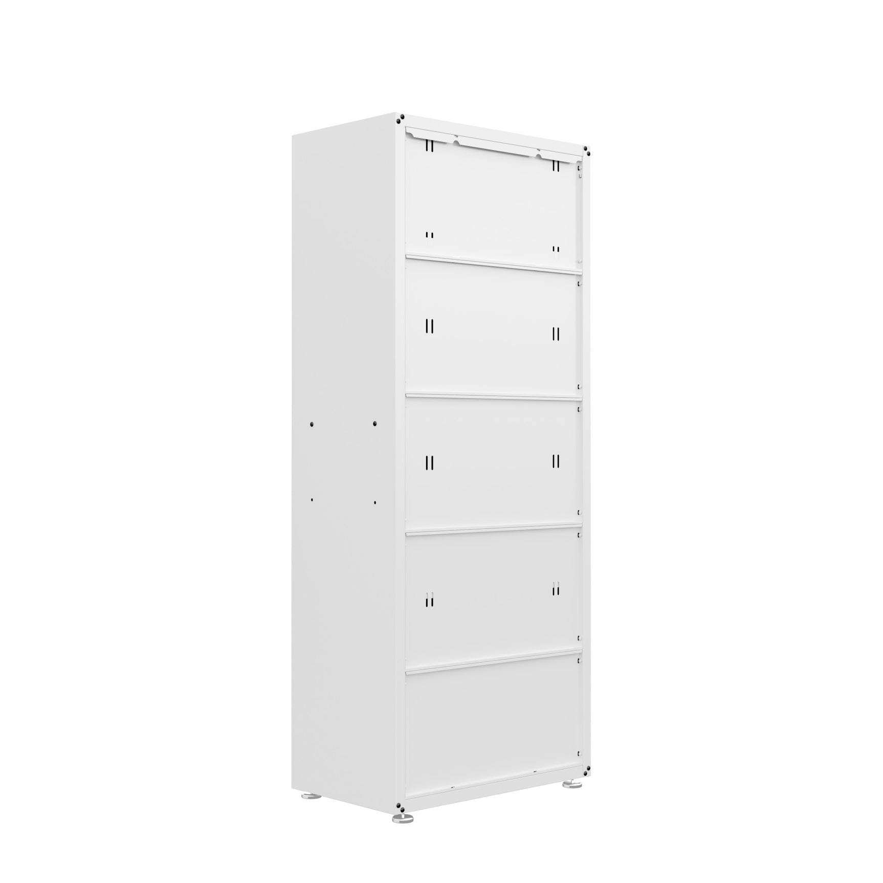Fortress 74.8" Tall Garage Cabinet in White - Ornate Home
