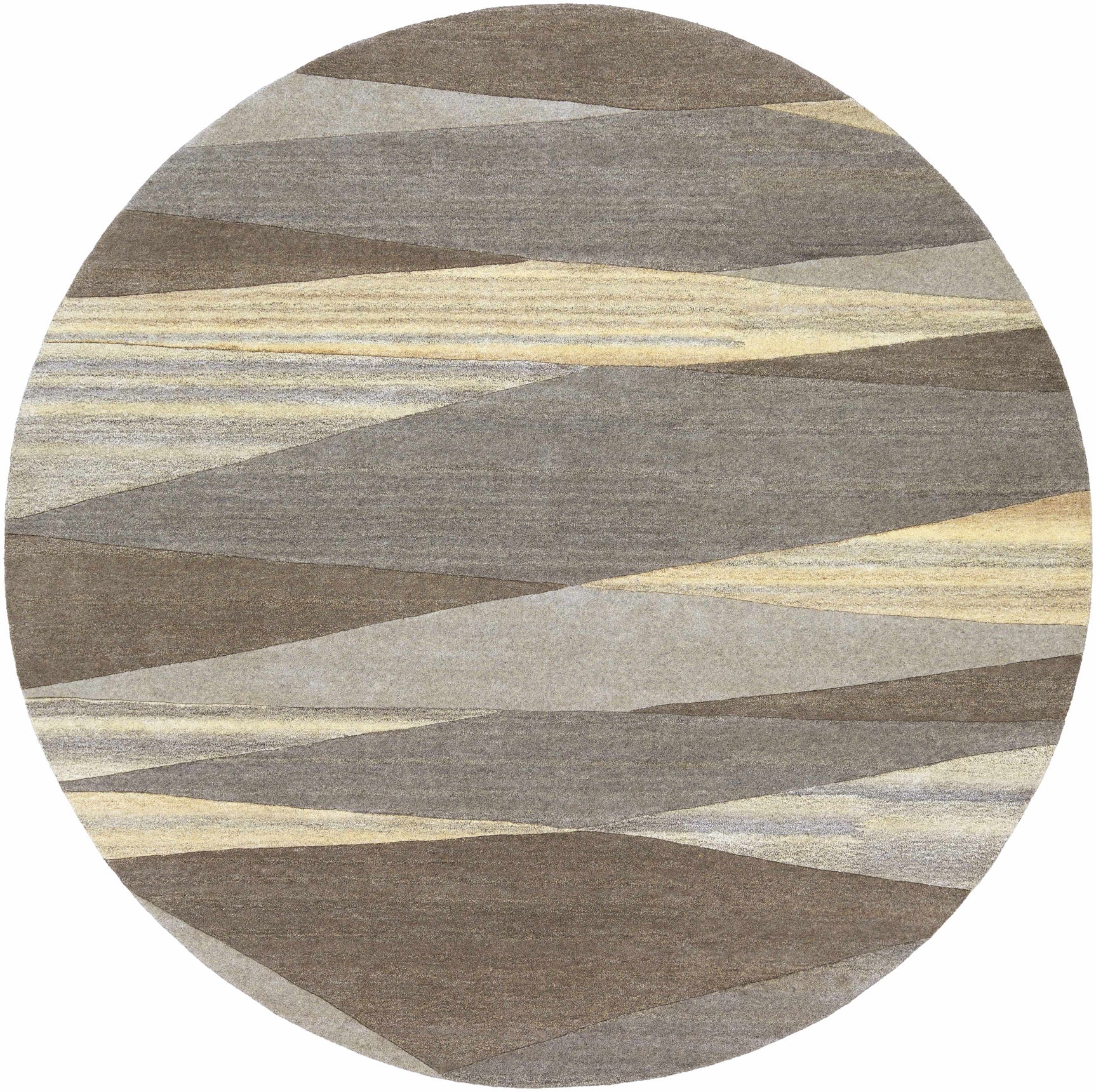 Forum Taupe Modern Wool Rug - Ornate Home