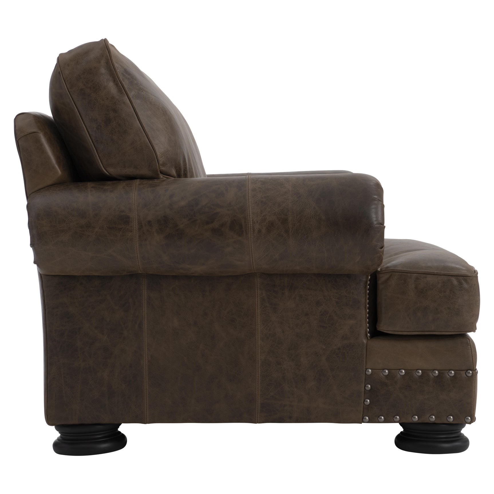 Foster Brown Leather Chair - Ornate Home