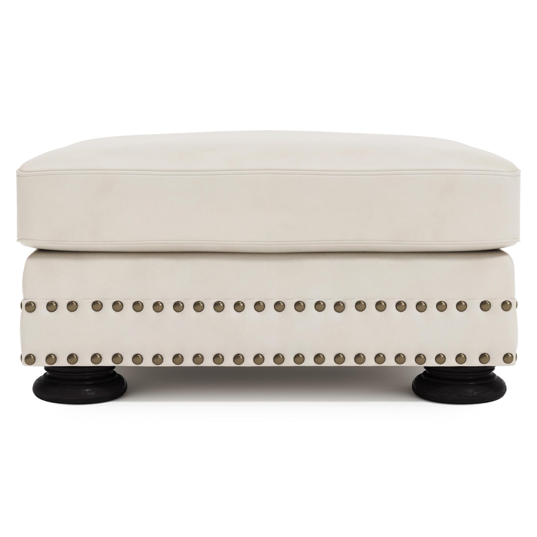 Foster Brown Ottoman - Ornate Home