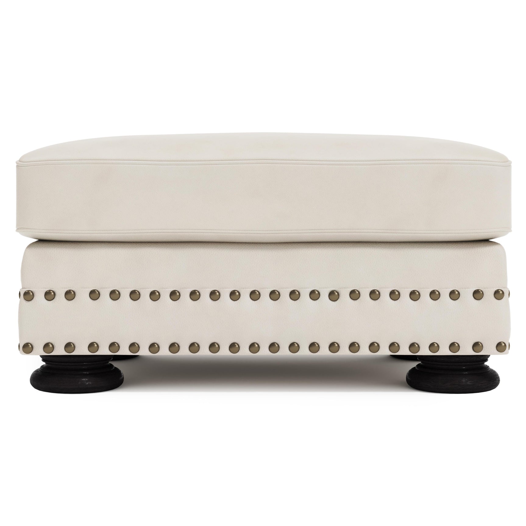 Foster Brown Ottoman - Ornate Home