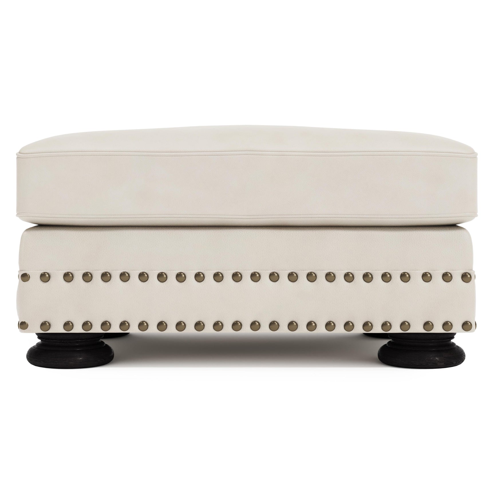 Foster Brown Ottoman - Ornate Home