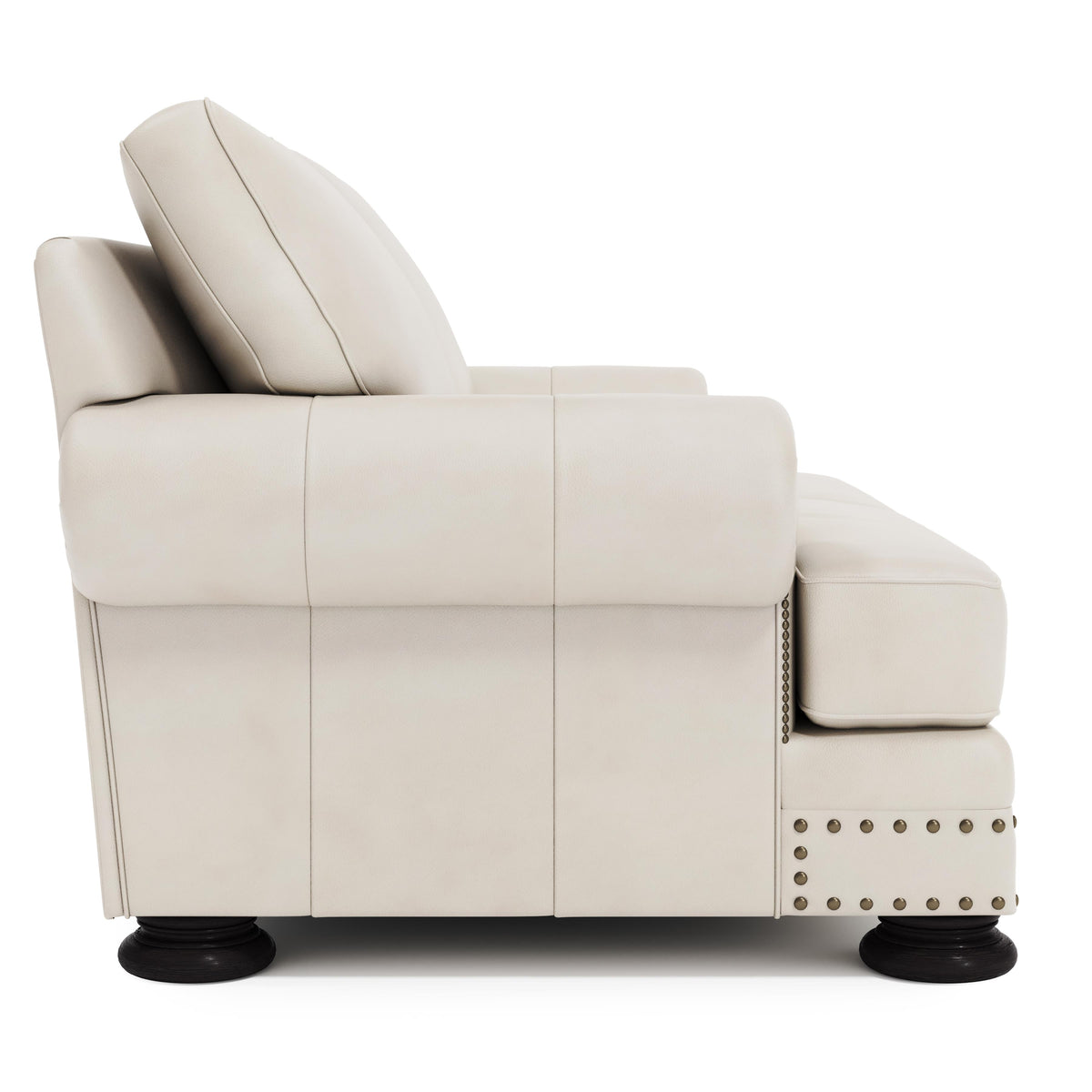 Foster Cream Loveseat Without Pillows - Ornate Home