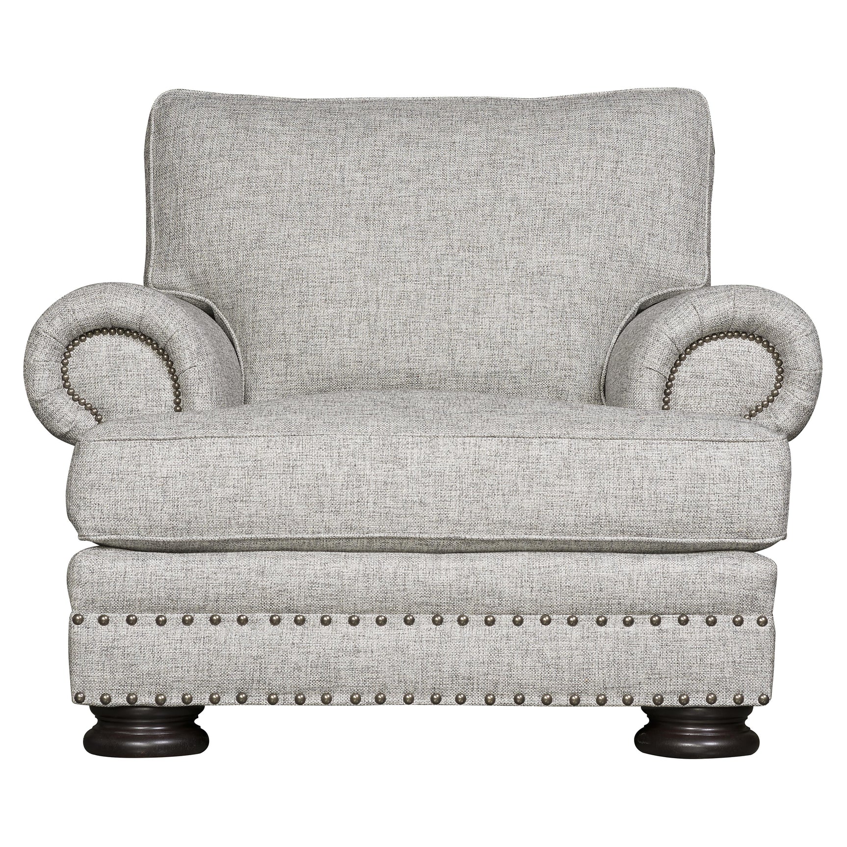 Foster Grey Fabric Chair - Ornate Home