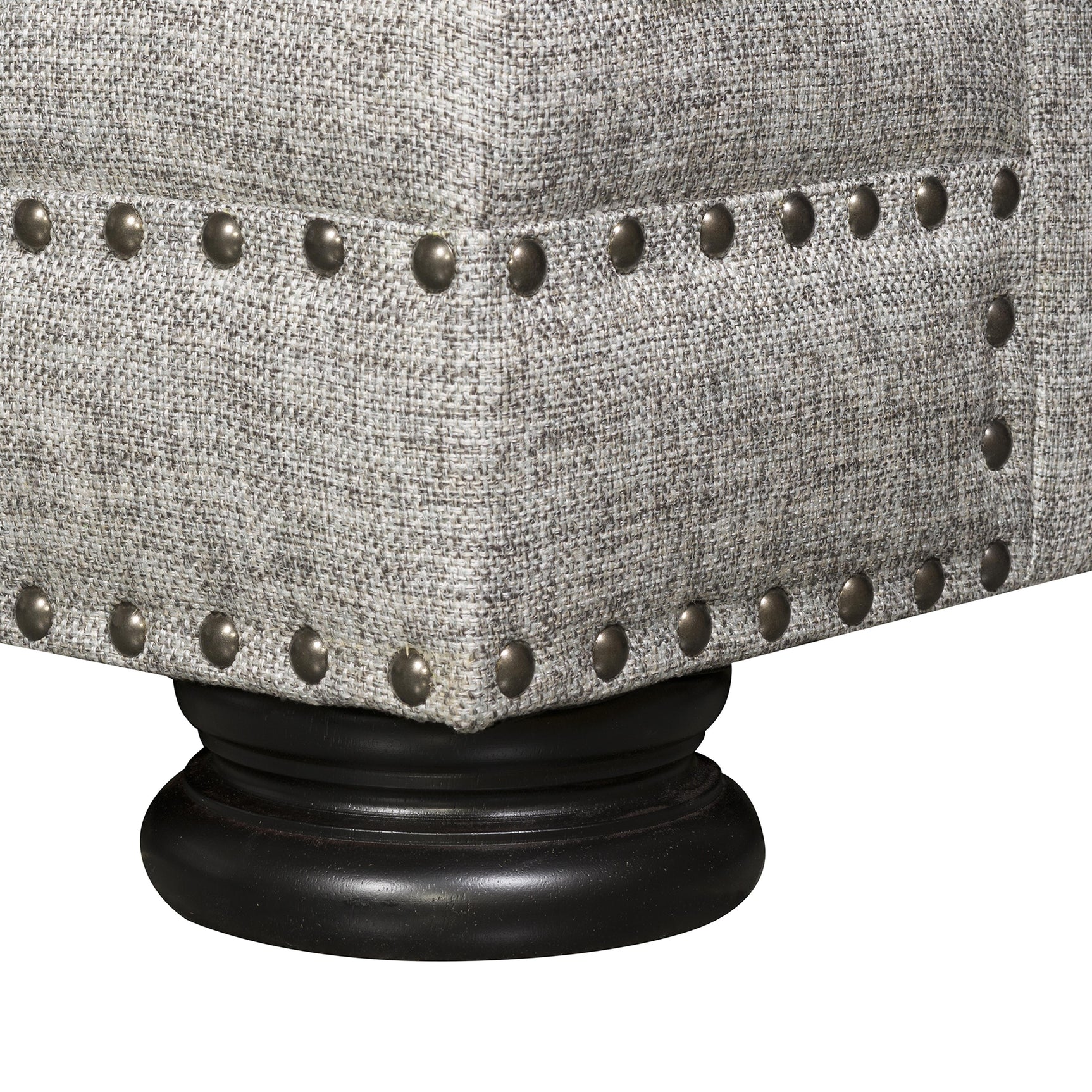 Foster Grey Fabric Loveseat - Ornate Home