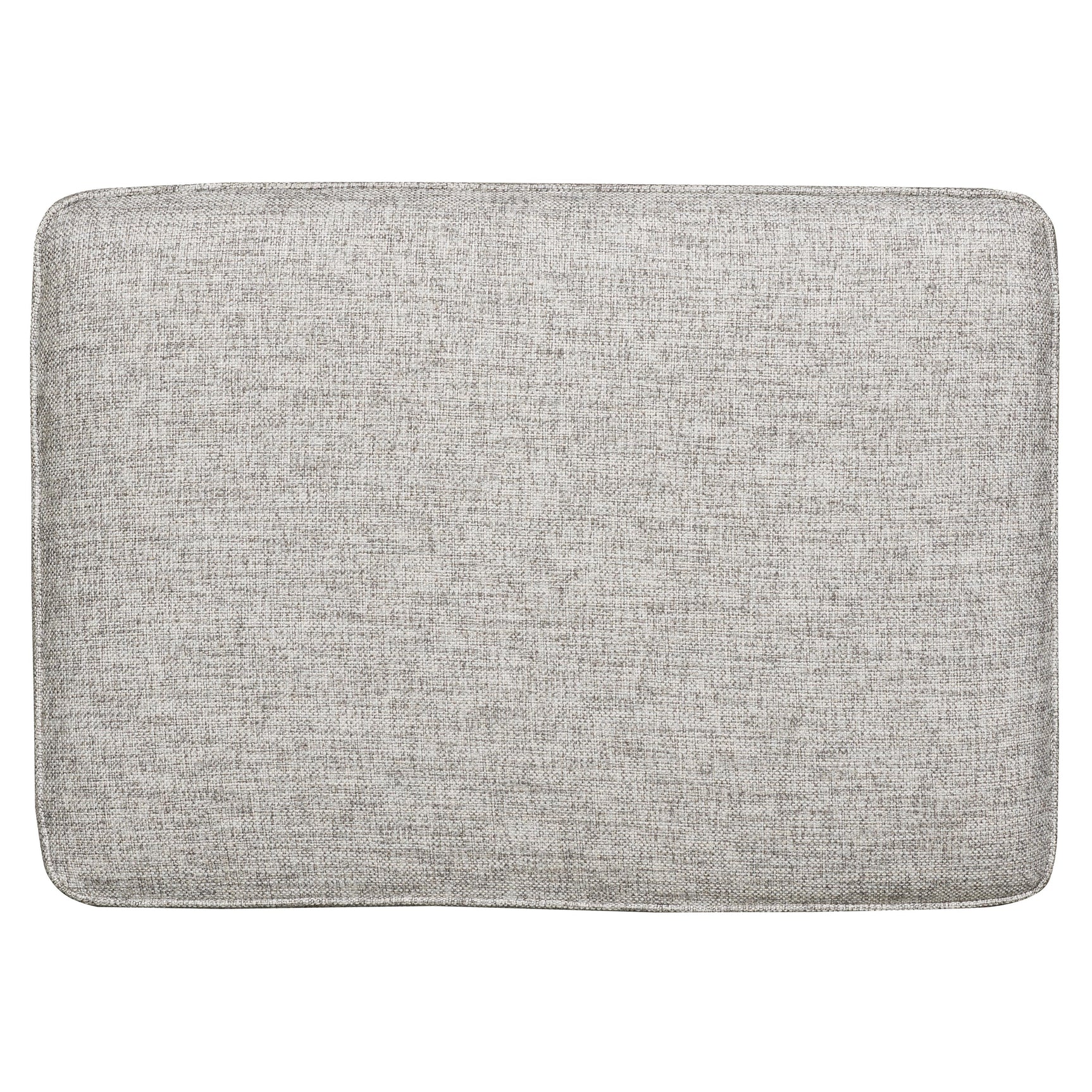 Foster Grey Fabric Ottoman - Ornate Home