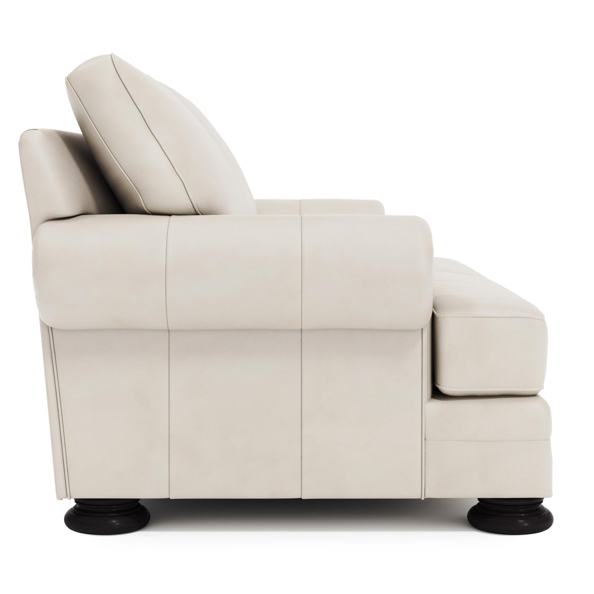 Foster Ivory Loveseat Without Pillows & Nails - Ornate Home