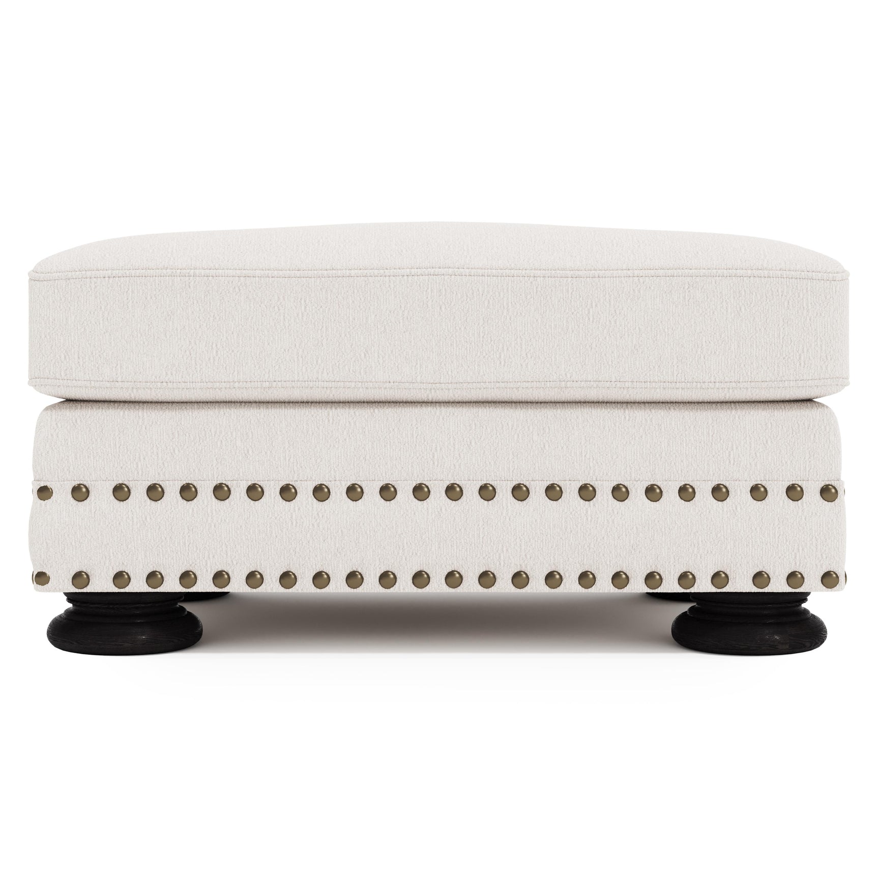 Foster Ivory Ottoman - Ornate Home