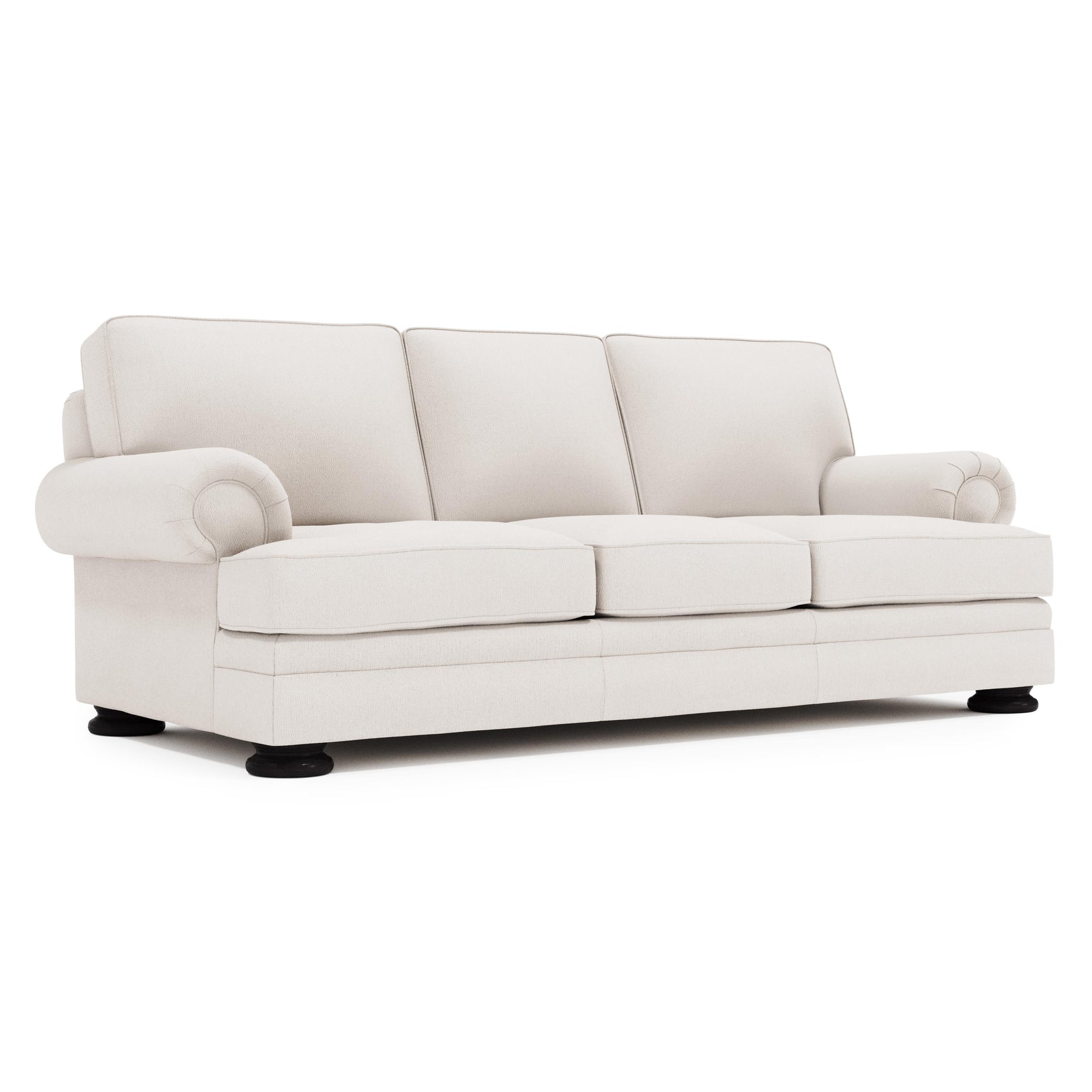Foster Light Grey Sofa Without Pillows & Nails - Ornate Home