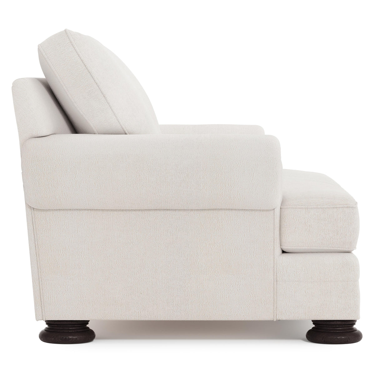 Foster Mocha Loveseat Without Pillows & Nails - Ornate Home