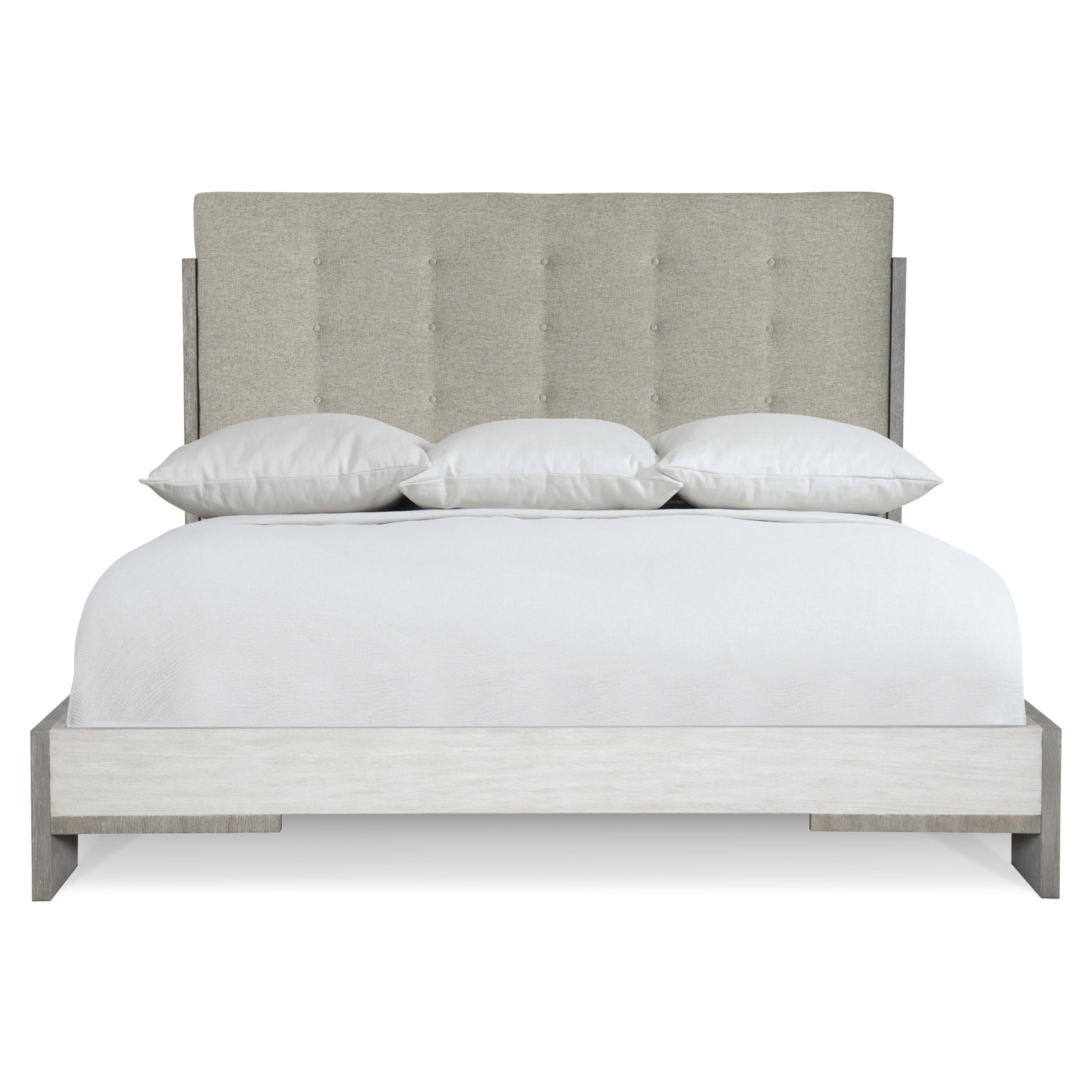 Foundations Light Shale California King Panel Bed - Ornate Home