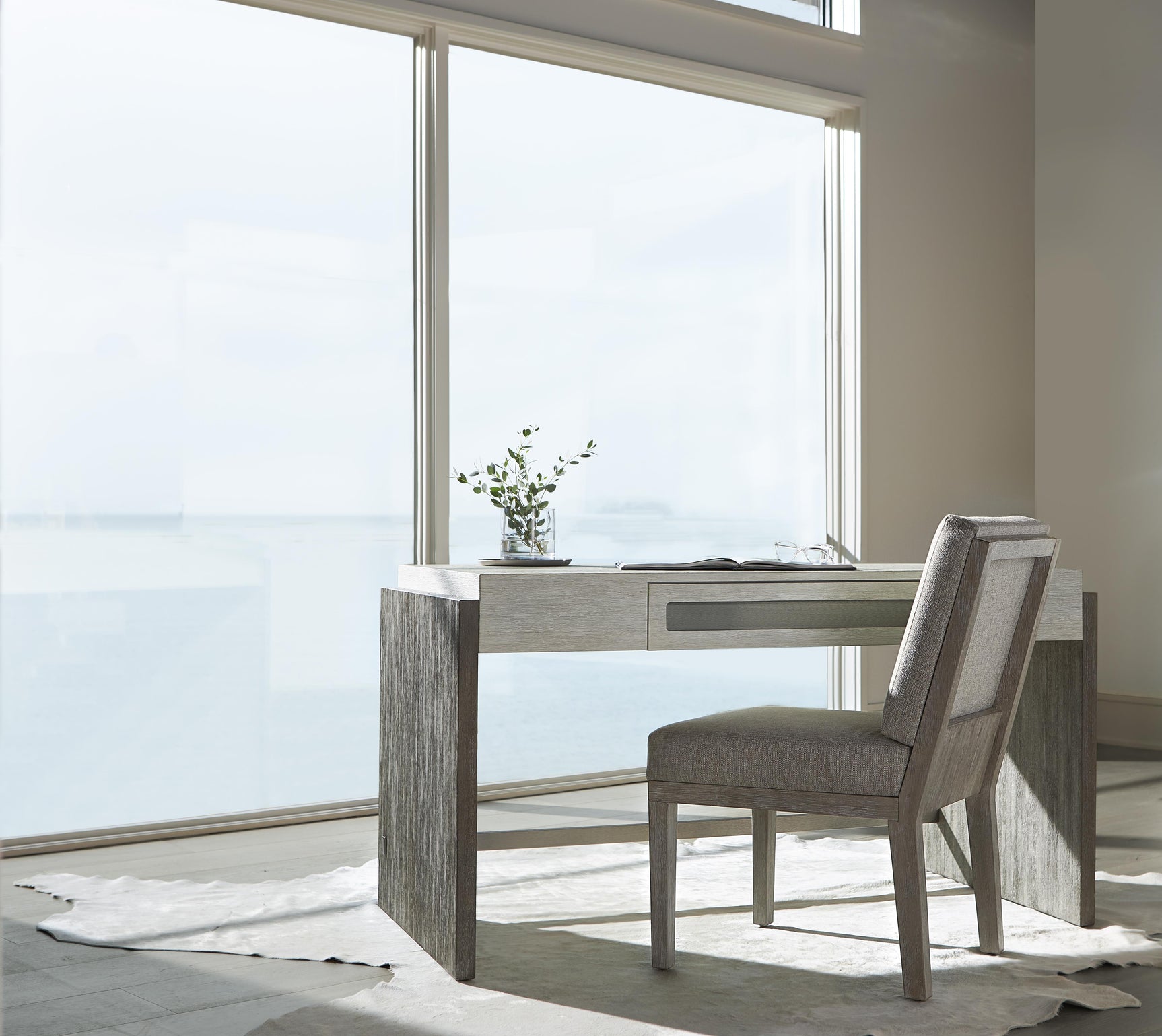 Foundations Light Shale/Light Warm Taupe Side Chair - Ornate Home