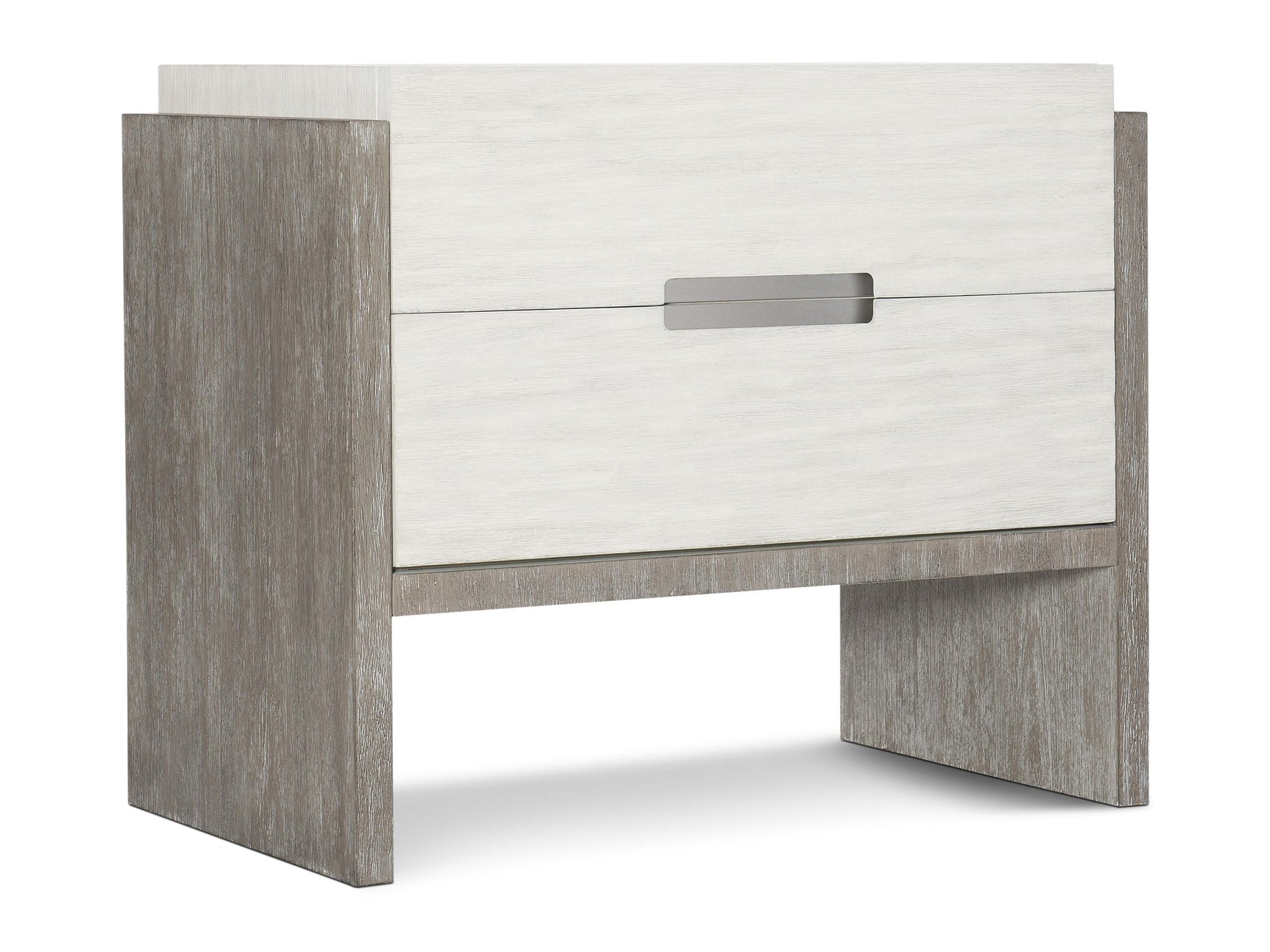 Foundations Light Shale/Linen Nightstand - Ornate Home