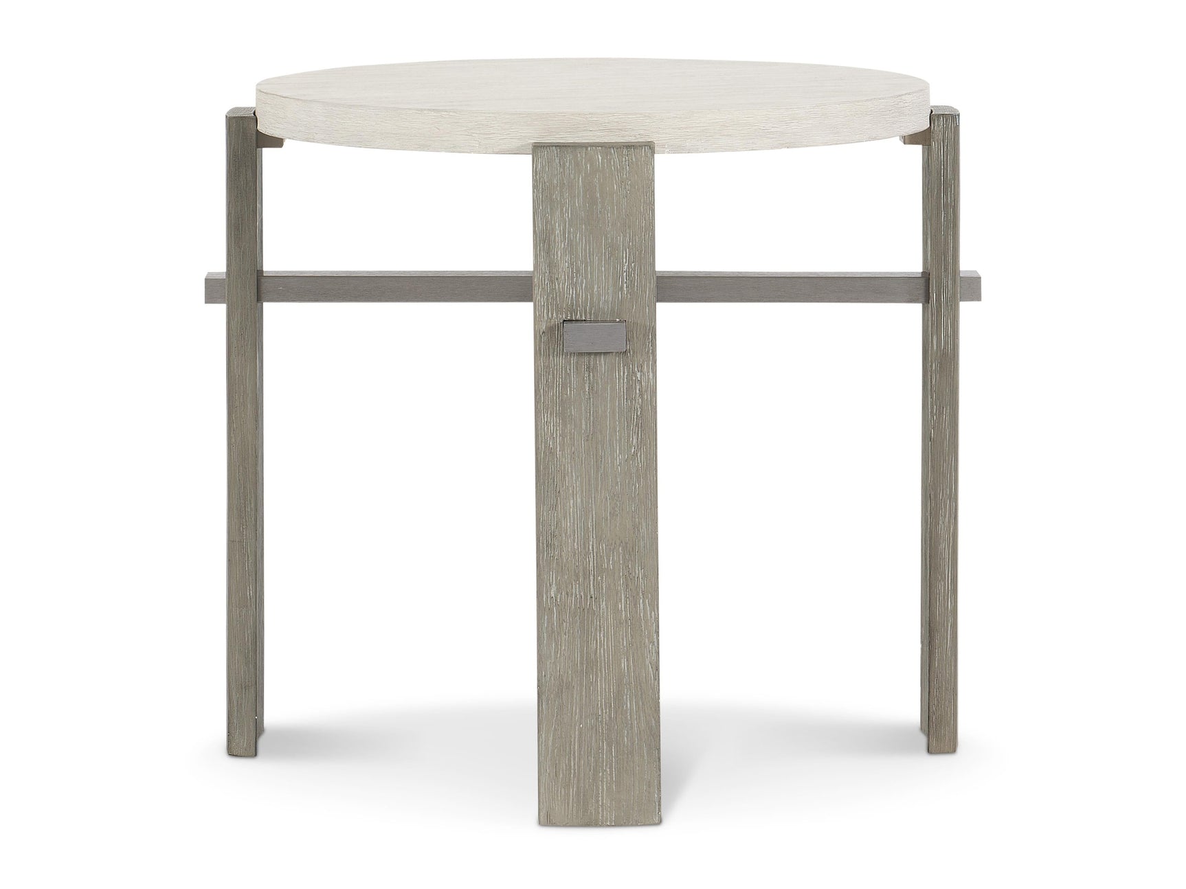 Foundations Light Shale/Linen Side Table - Ornate Home