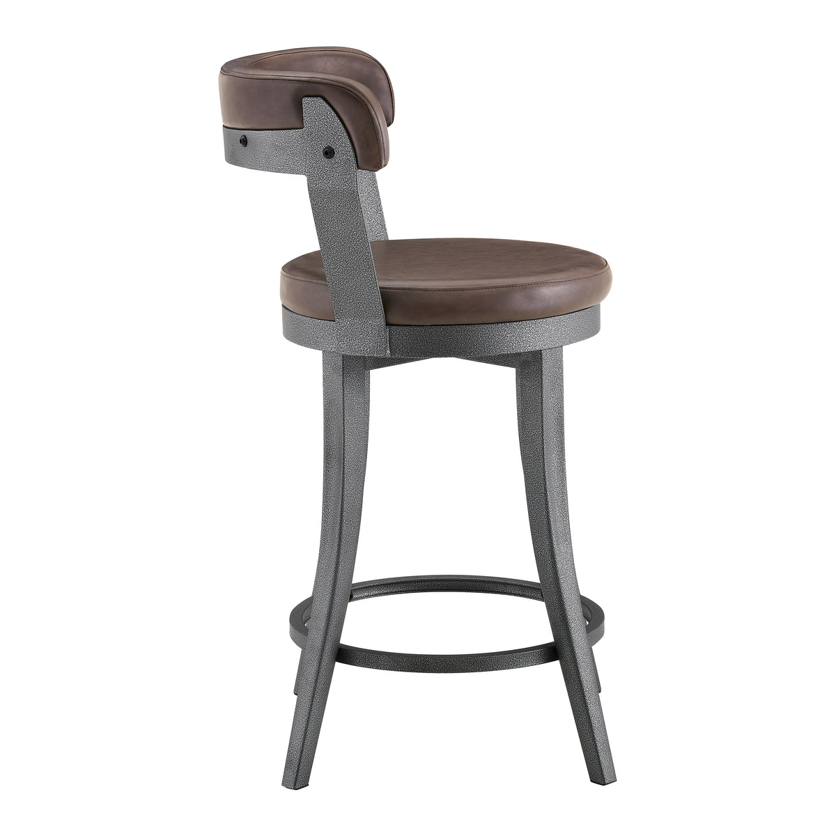 Foundry Brown Swivel Counter Height Chair - Ornate Home