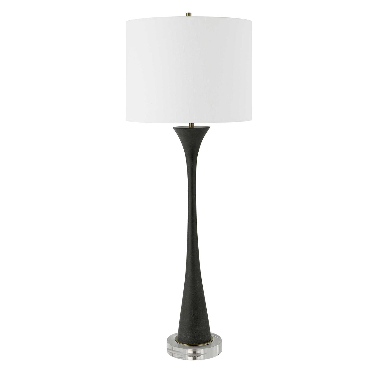 Fountain Black Stone Buffet Lamp - Ornate Home