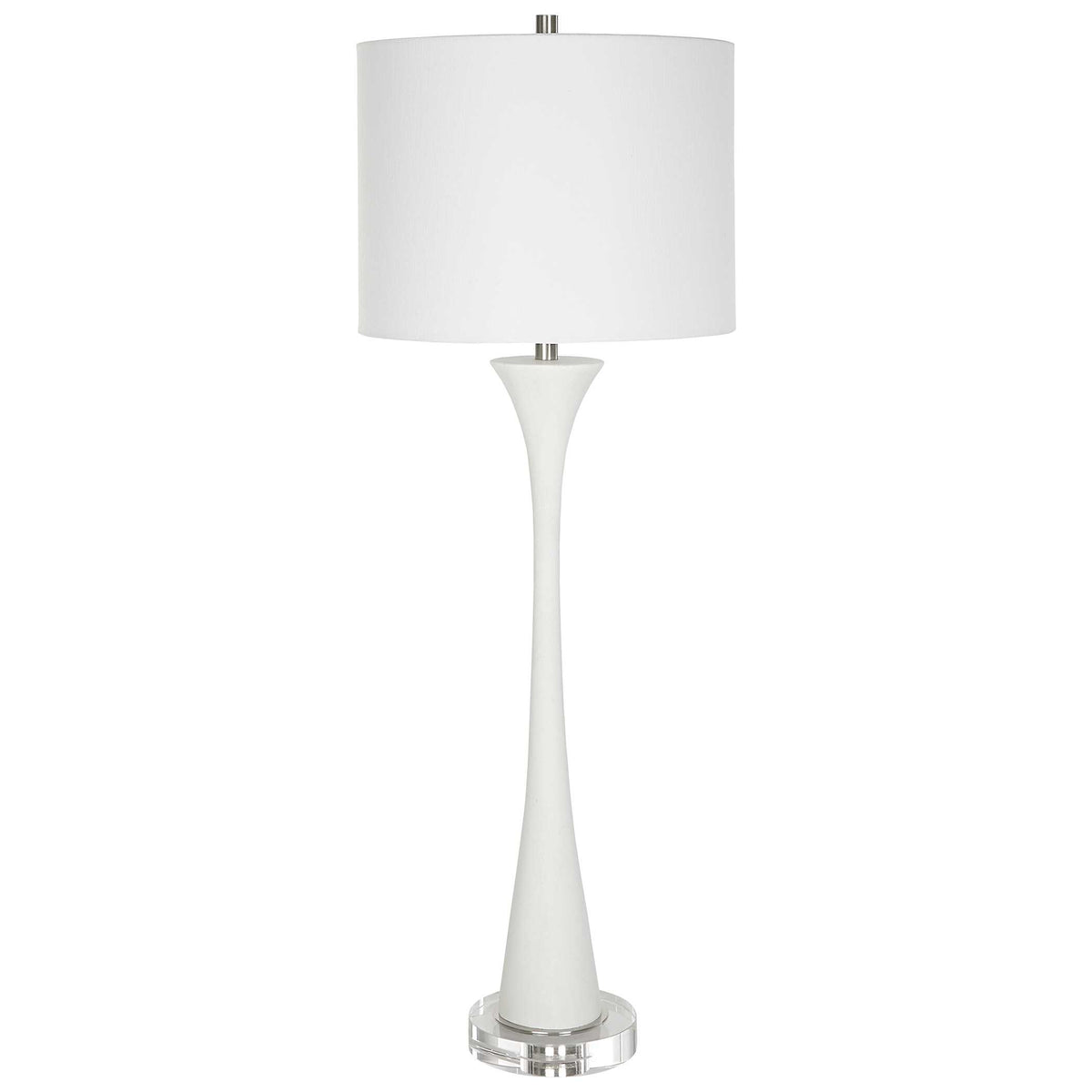 Fountain White Marble Buffet Lamp - Ornate Home