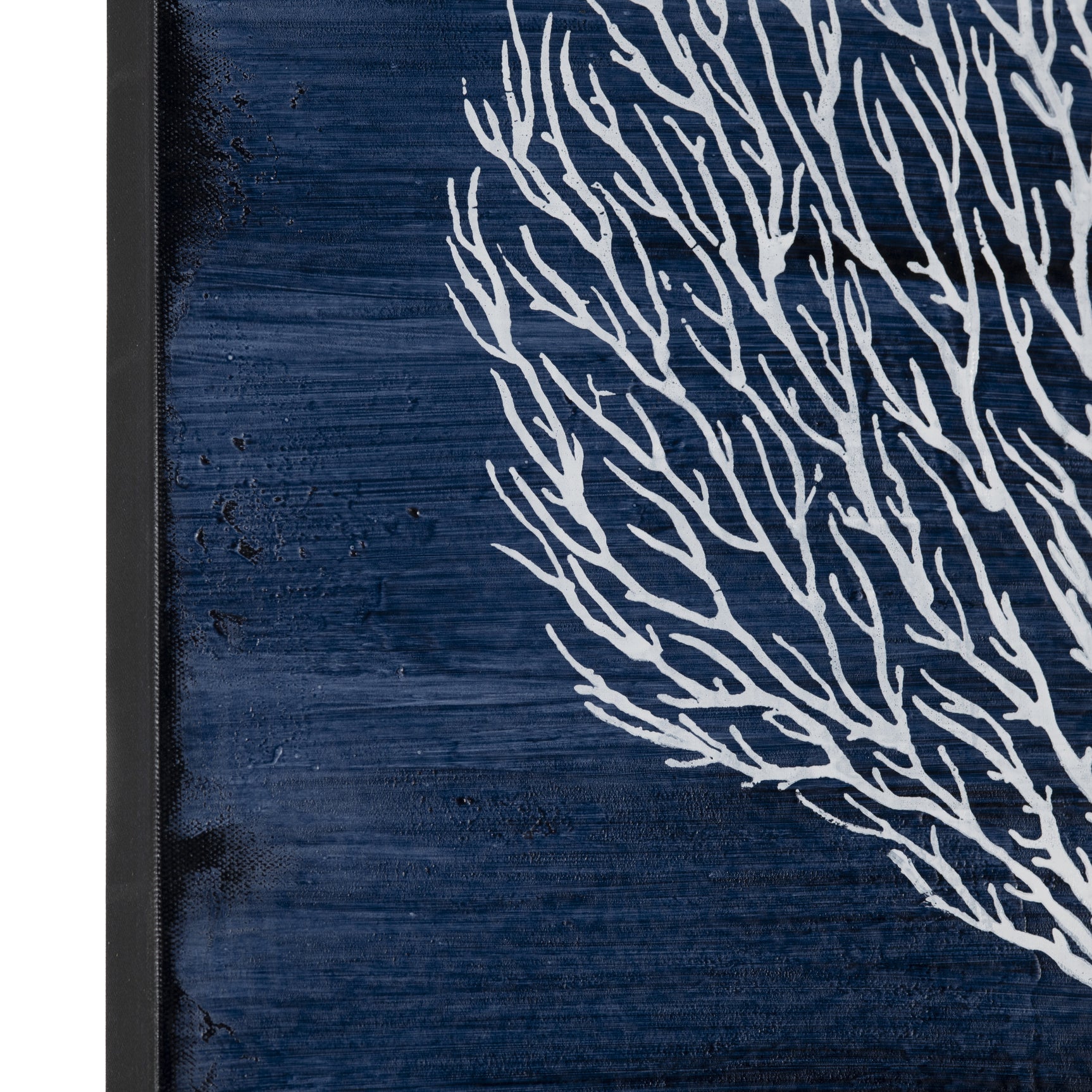 Four Corals Blue/White Canvas