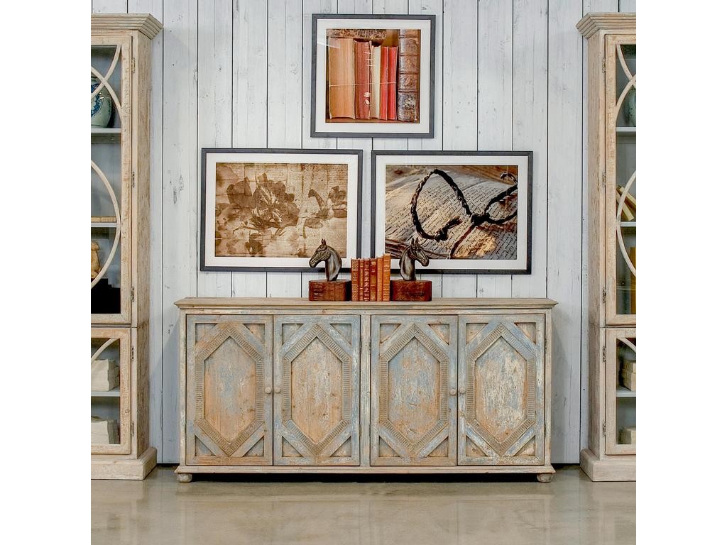 Four Diamonds Blue Sideboard - Ornate Home