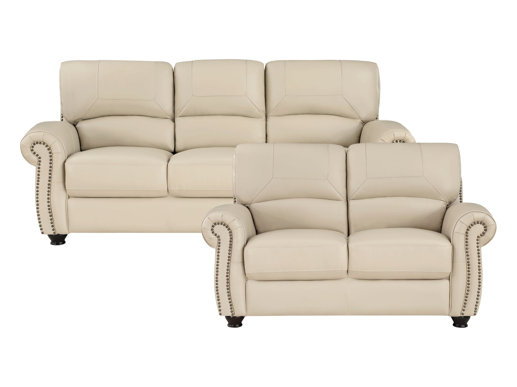 Foxborough Cream Sofa & Loveseat - Ornate Home