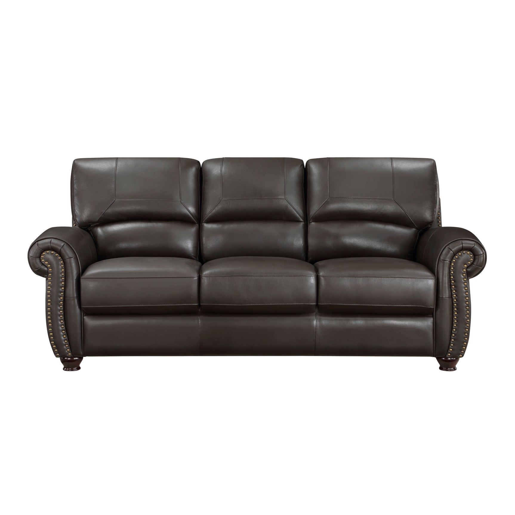 Foxborough Dark Brown Sofa & Loveseat - Ornate Home