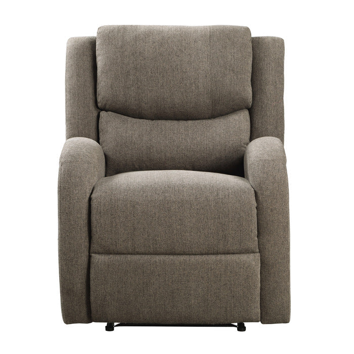 Foxcroft Brown Chenille Power Reclining Chair - Ornate Home
