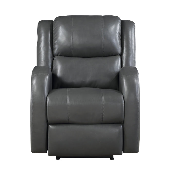 Foxcroft Gray Power Reclining Chair - Ornate Home