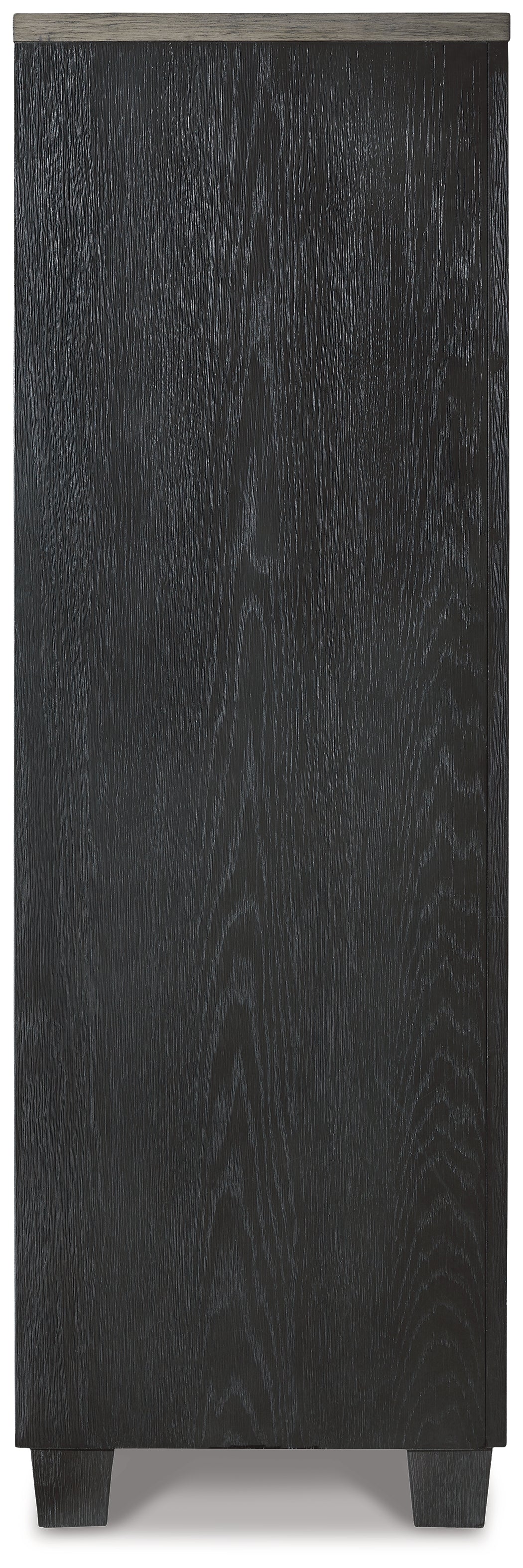 Foyland Black & Brown Door Chest - Ornate Home