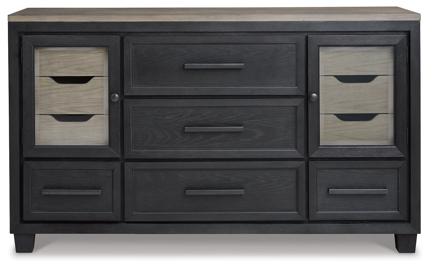 Foyland Black & Brown Dresser - Ornate Home