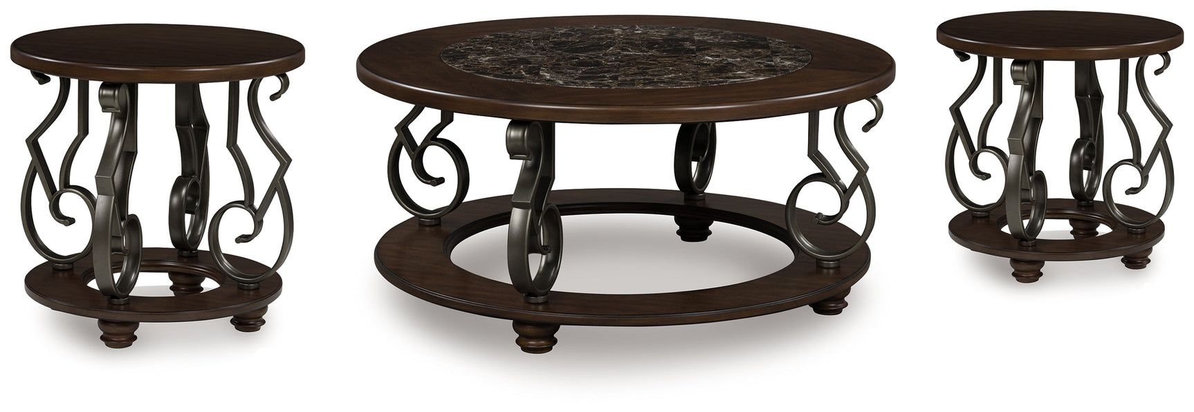 Frallyn Coffee Table and 2 Ends (Online Special Price) - Ornate Home