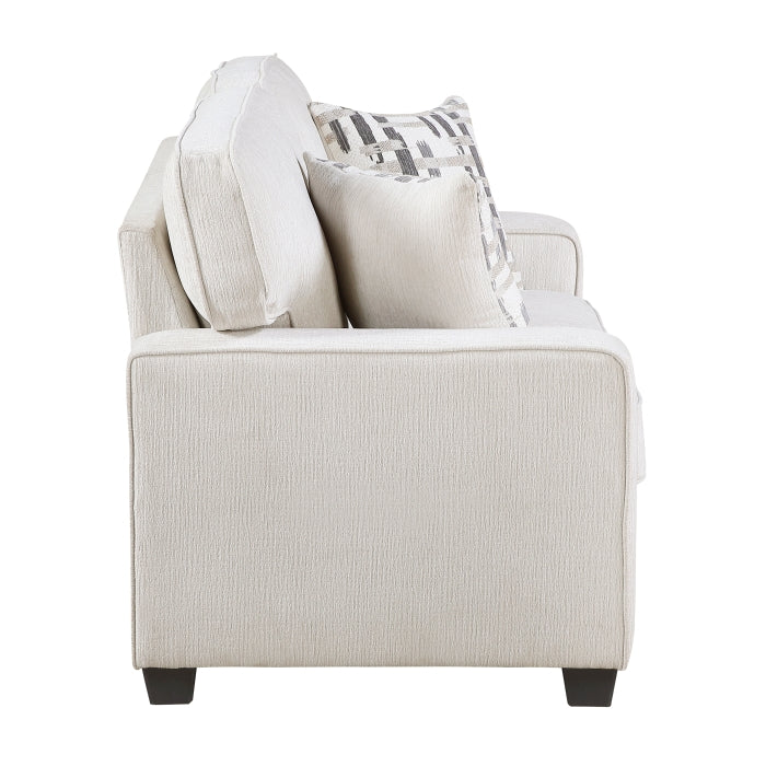 Frances Beige Loveseat - Ornate Home