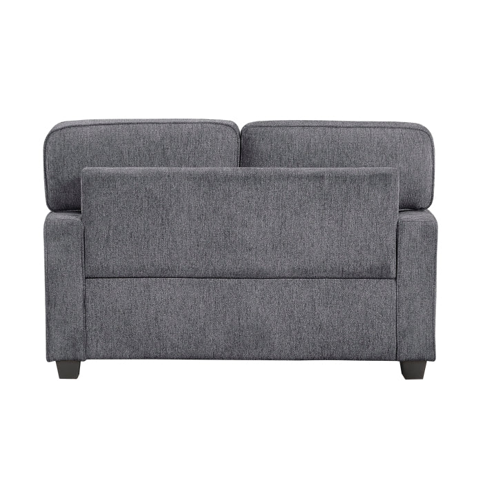 Frances Gray Loveseat - Ornate Home
