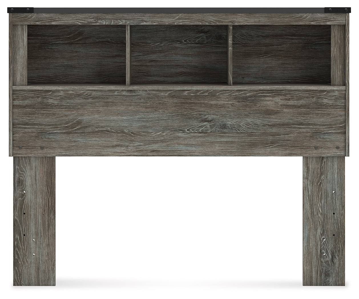 Frandern Gray Full Bookcase Headboard - Ornate Home