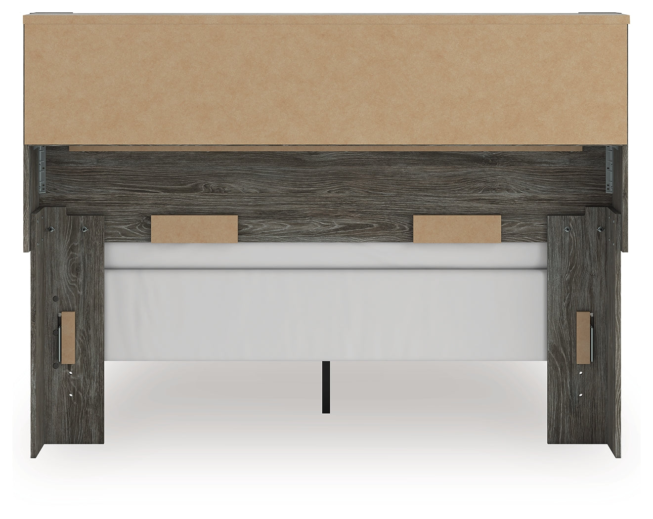 Frandern Gray Queen Bookcase Bed, Dresser and Mirror (Online Special Price) - Ornate Home