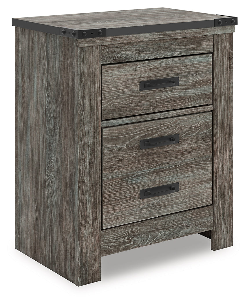 Frandern Gray Queen Panel Bed, Dresser, Mirror, Chest and 2 Nightstands (Online Special Price) - Ornate Home