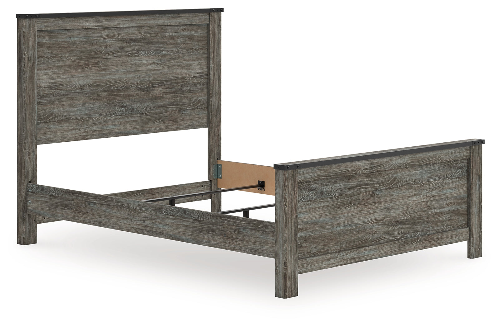 Frandern Gray Queen Panel Bed, Dresser and Mirror (Online Special Price) - Ornate Home