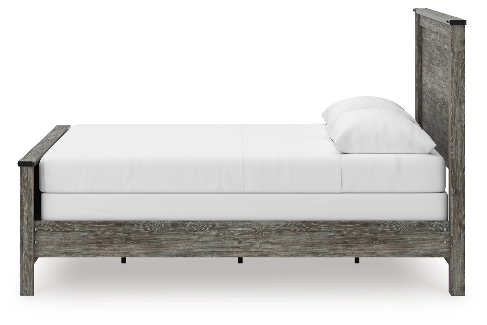 Frandern Gray Queen Panel Bed, Dresser and Mirror - Ornate Home