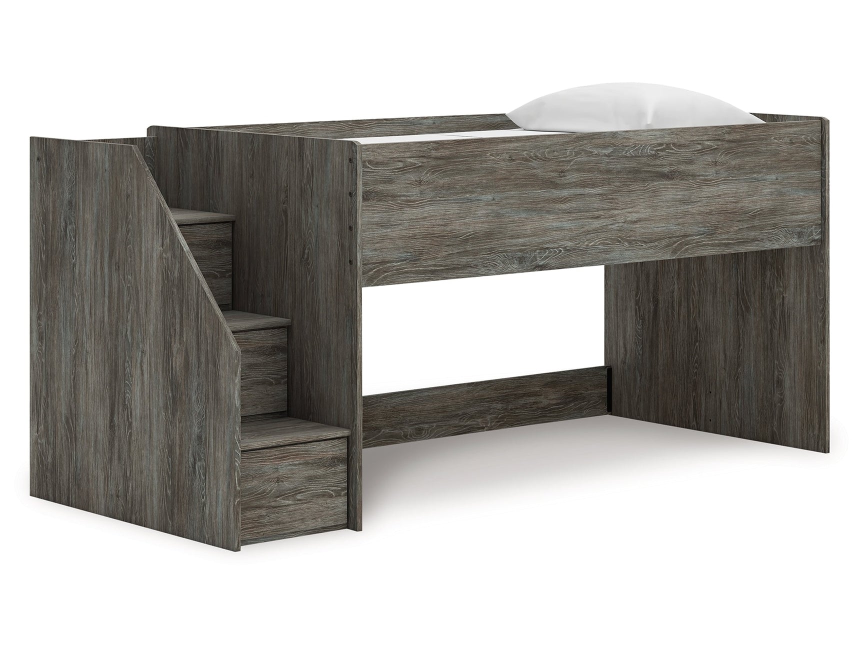 Frandern Gray Twin Loft Bed - Ornate Home