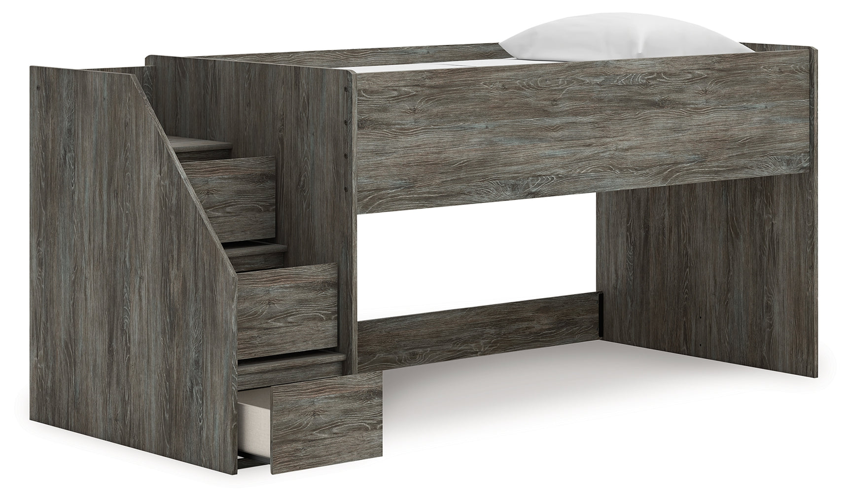 Frandern Gray Twin Loft Bed - Ornate Home