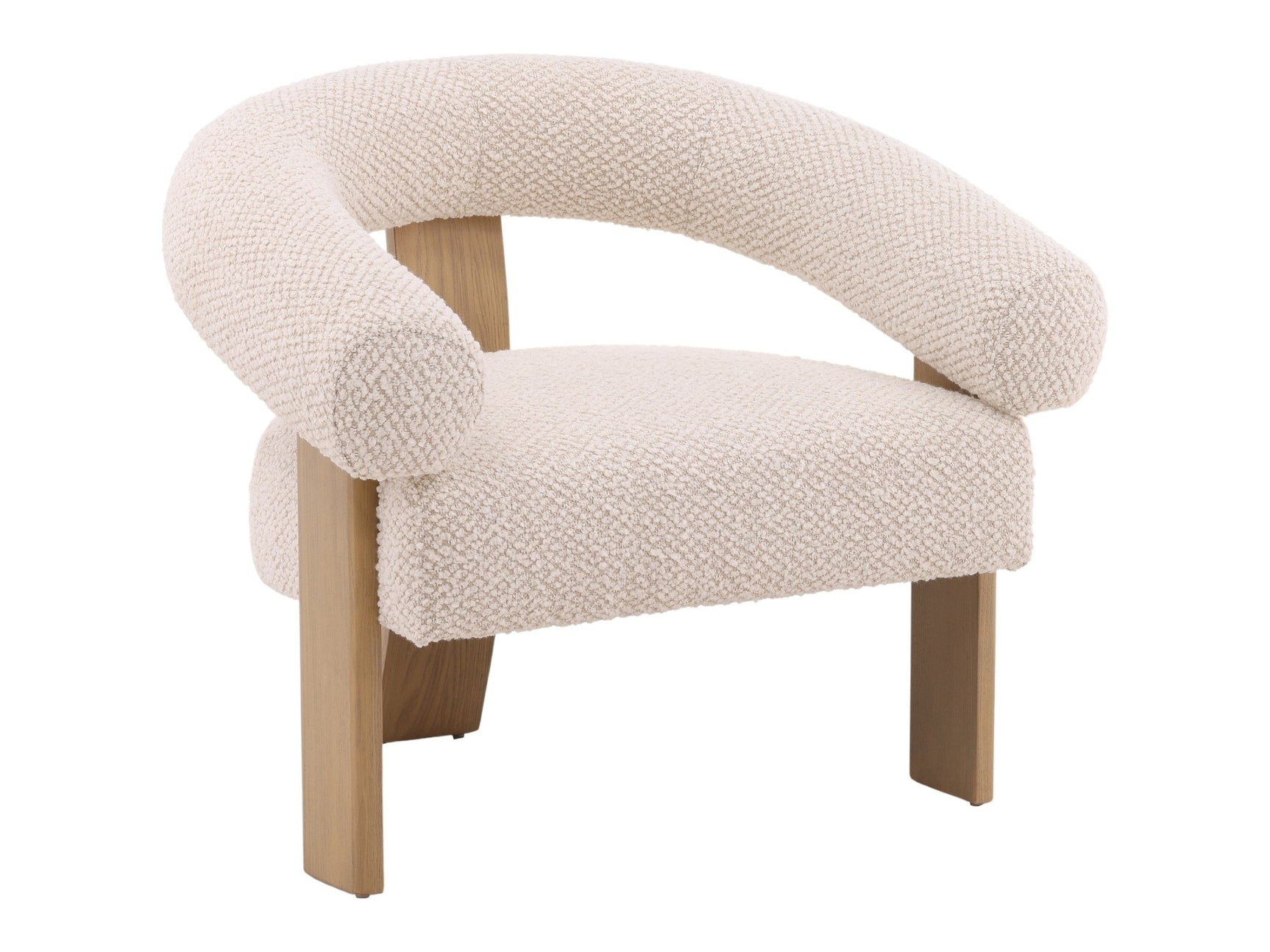 Frankie Cream/Natural Occasional Chair - Ornate Home