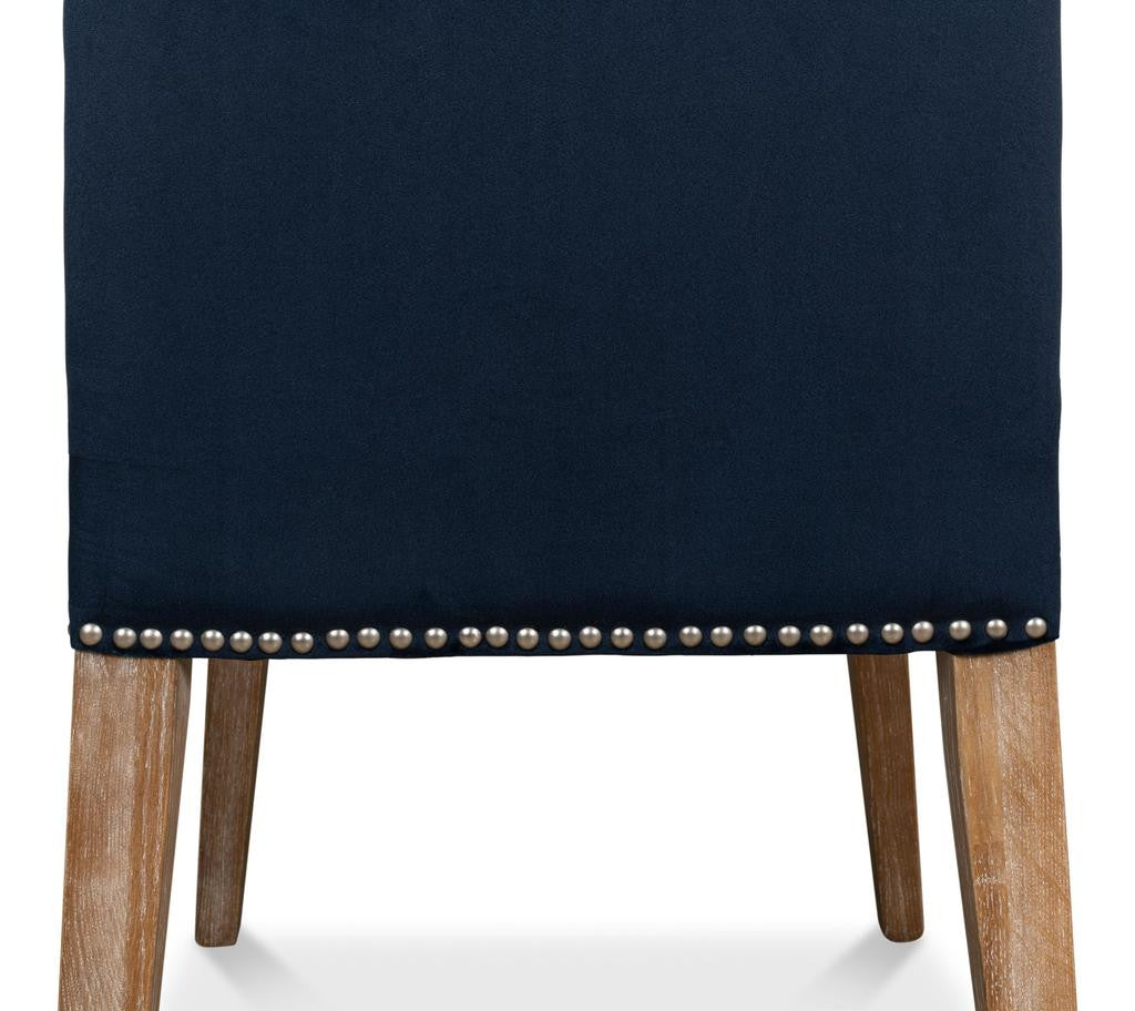 Franklin Blue Side Chair (Set of 2) - Ornate Home