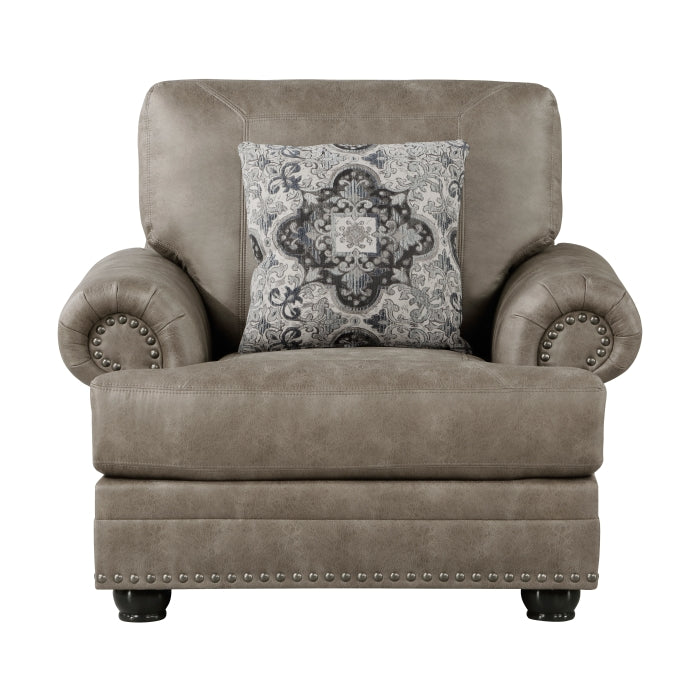 Franklin Brown Chair - Ornate Home